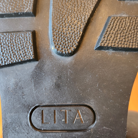 LITA BY CIARA Thrive Tall Chelsea Boot. LEATHER BLACK 41 - Picture 5 of 5